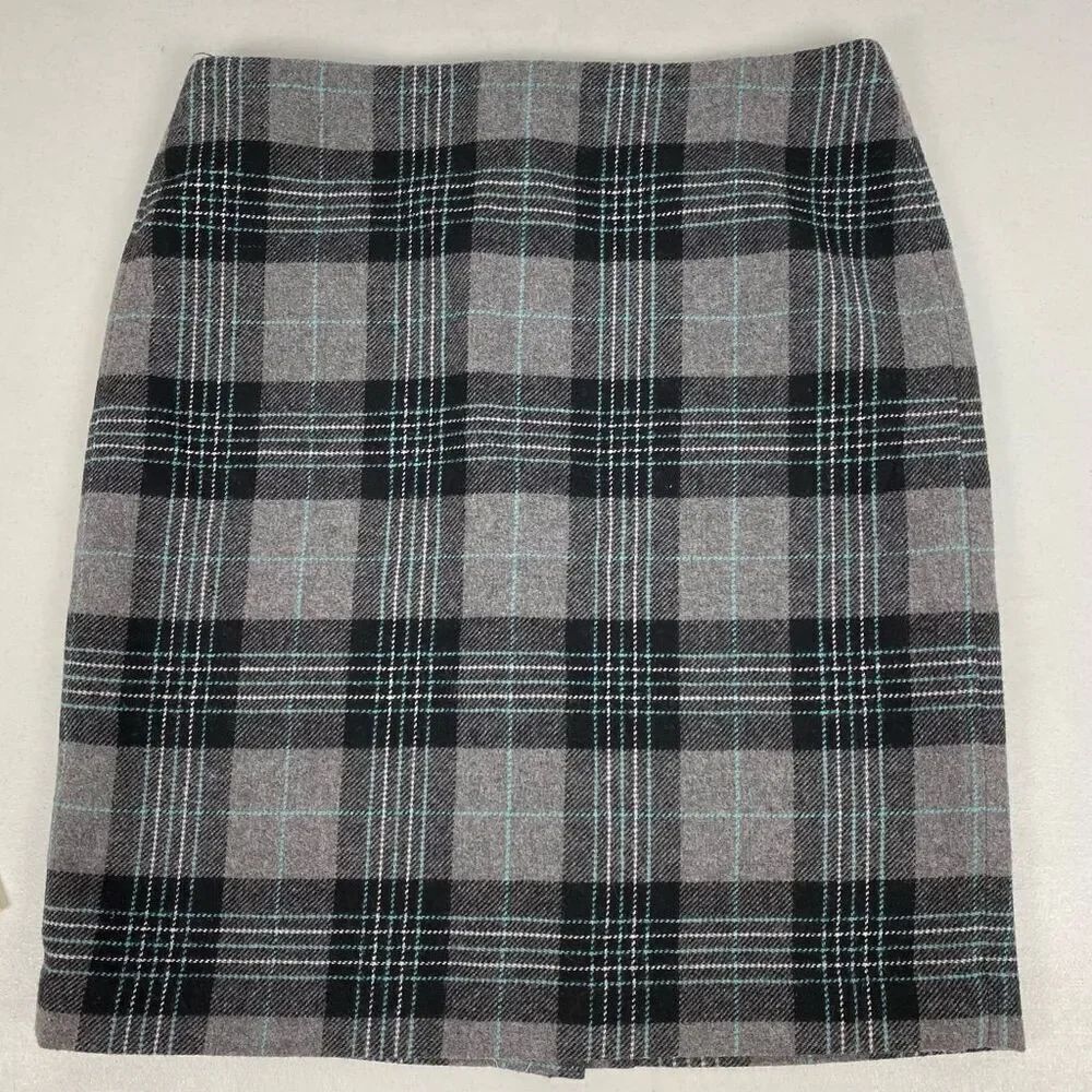 Talbots Wool Blend A-Line Skirt size 10P
